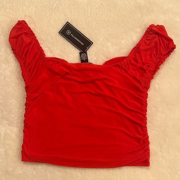 ✨ Just Polly Cropped Top - Picture 3 of 3